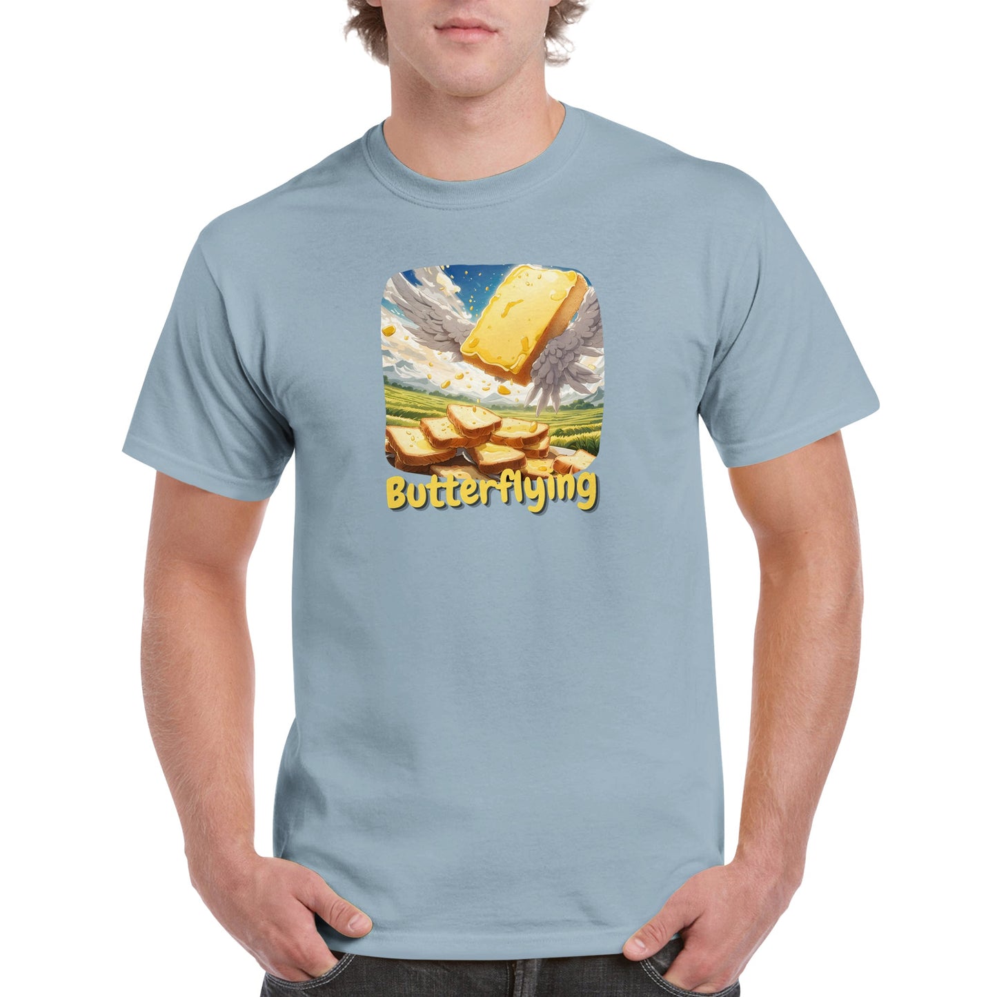 Male Funny T-shirt - Butterflying