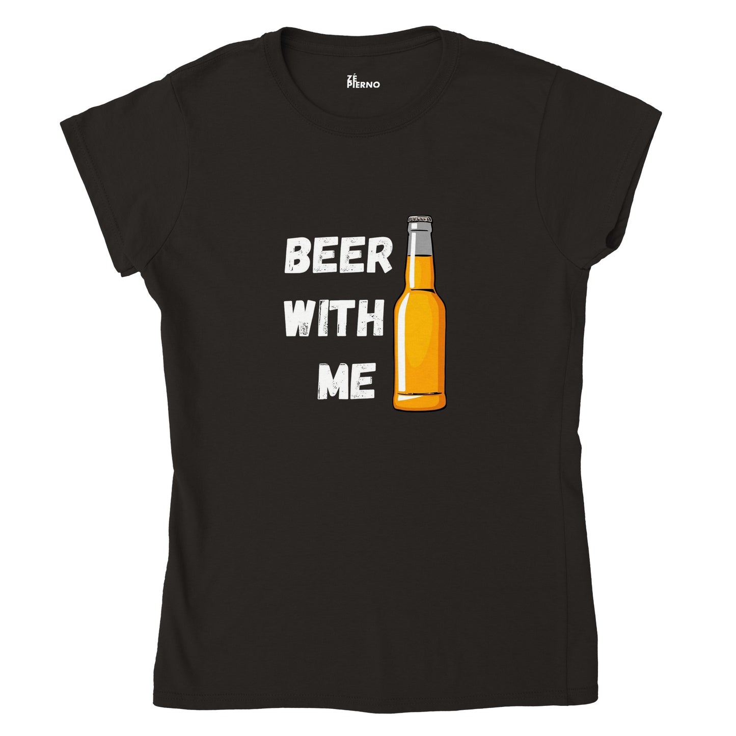 Female Funny T-shirt - Beer with me