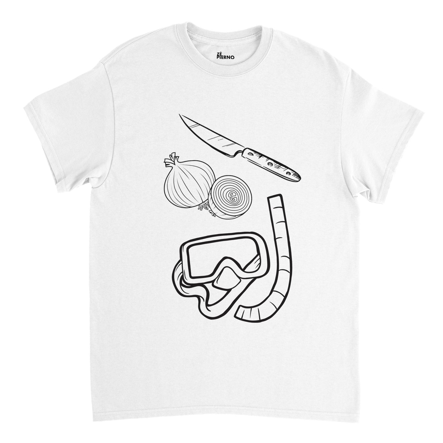 Male Funny T-shirt - Cutting Onion