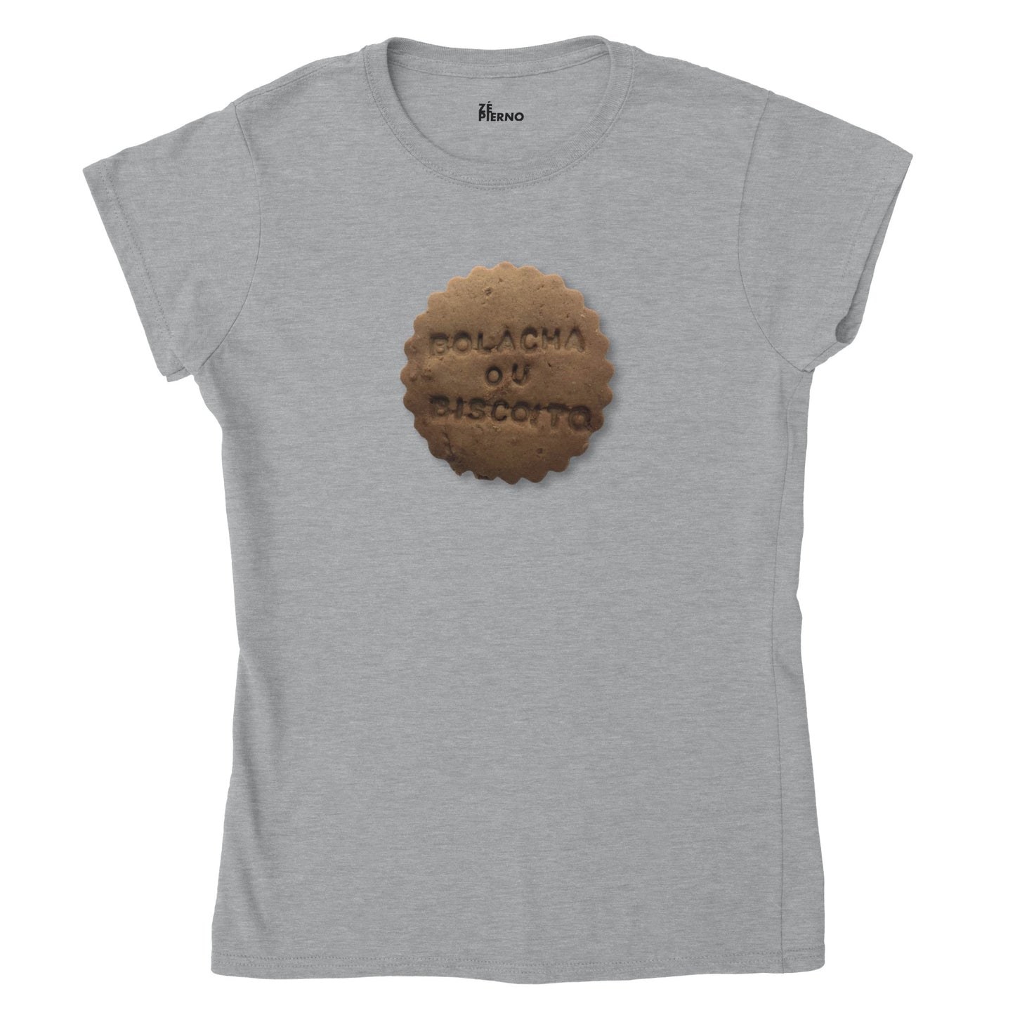 Female Funny T-shirt - Biscoito ou Bolacha