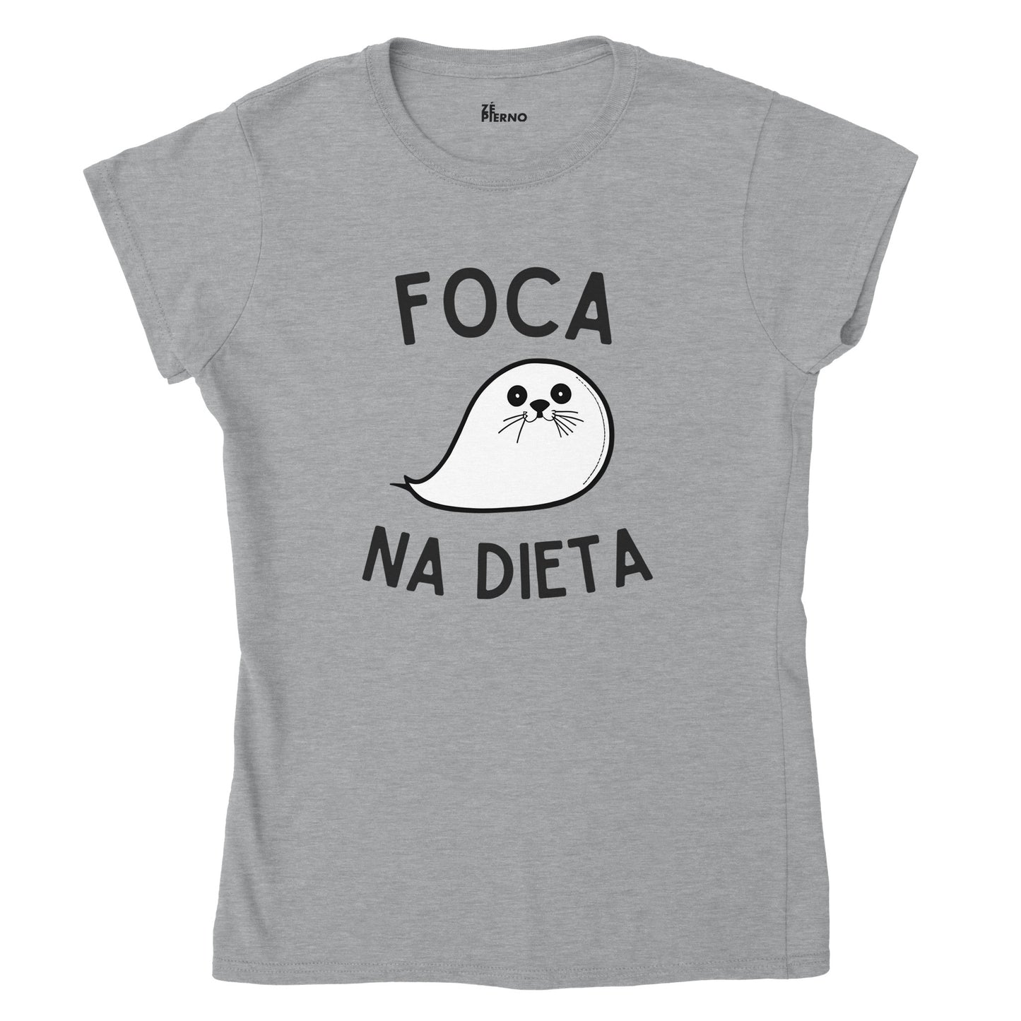 Female Funny T-shirt - Foca na dieta