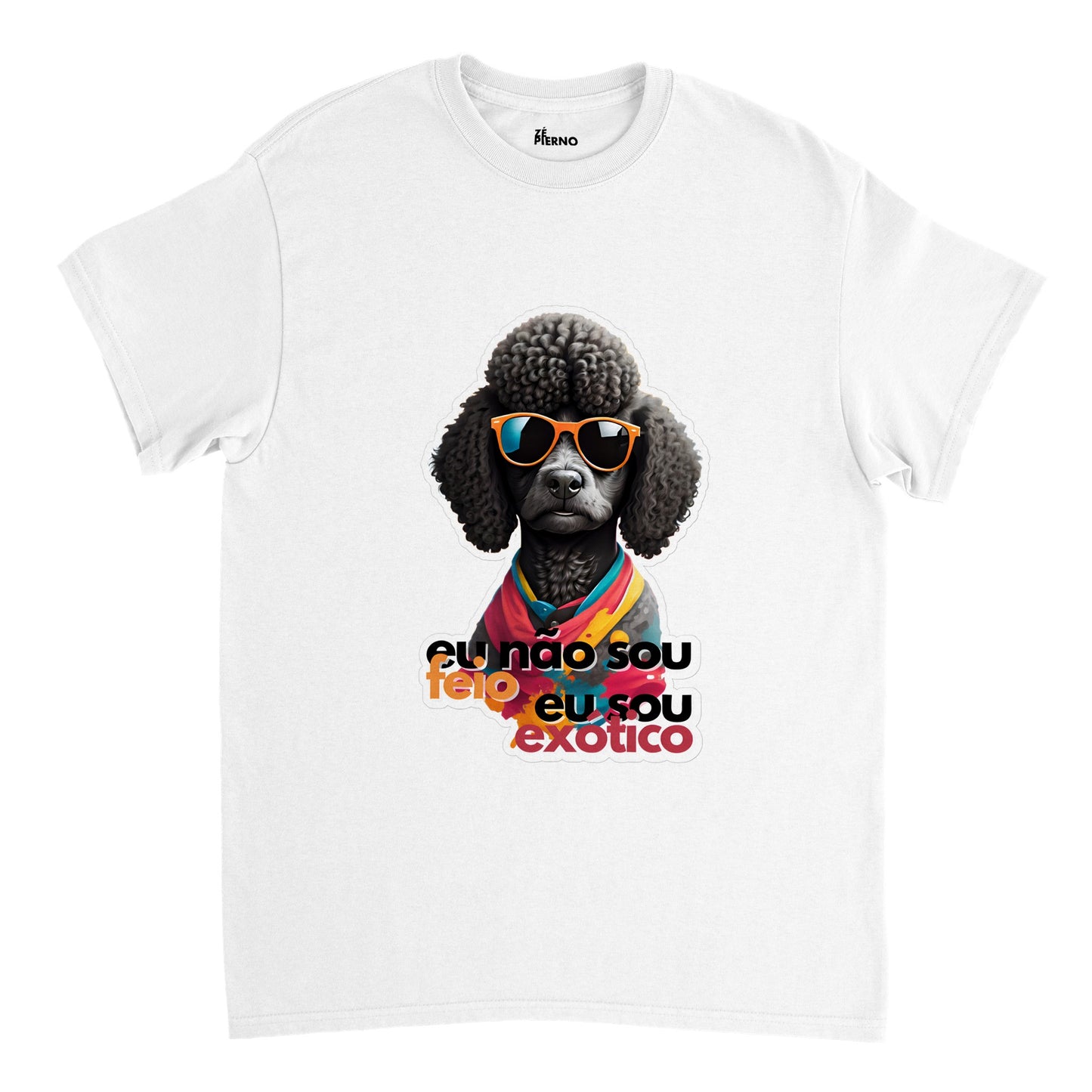 Male Funny T-shirt - Cão Exótico