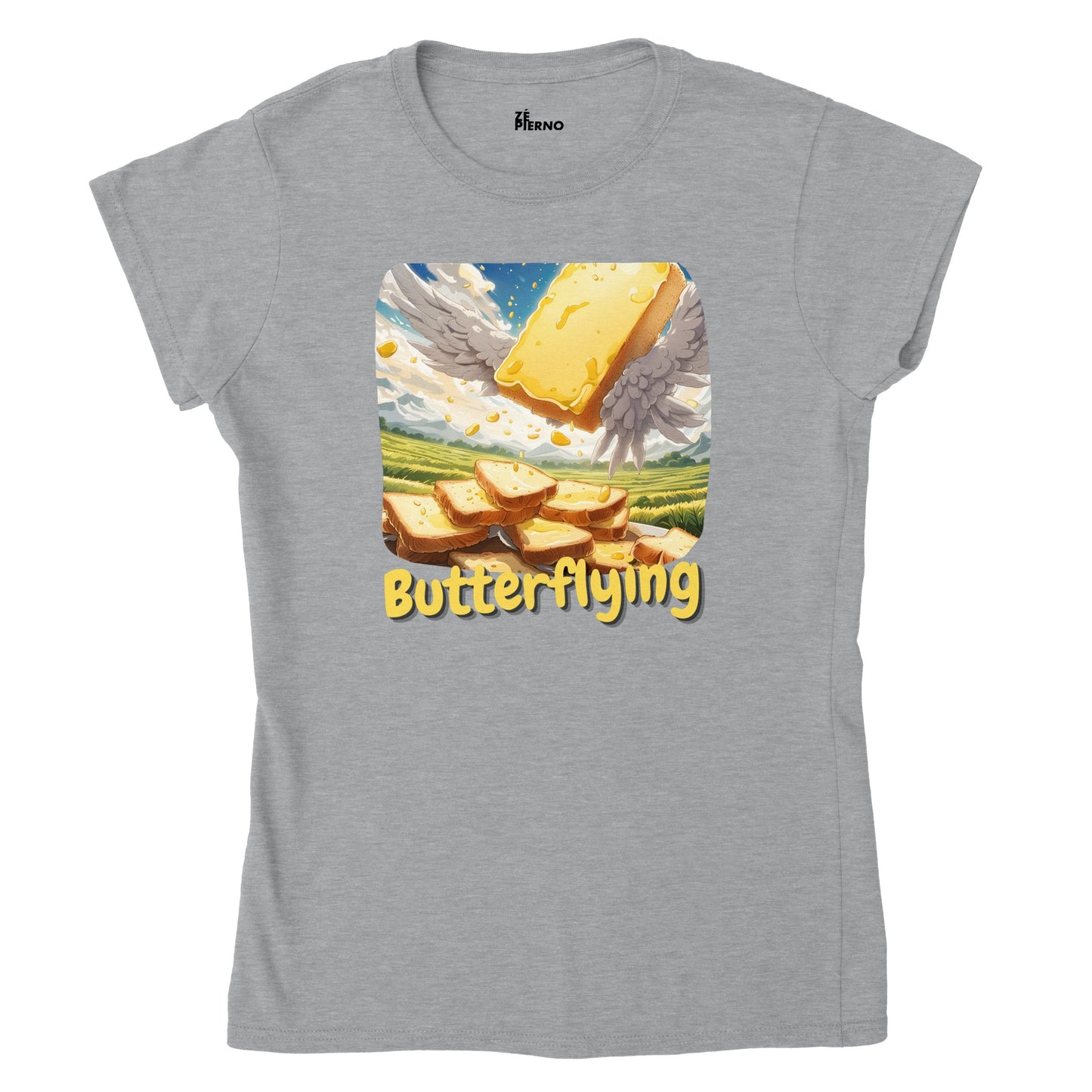 Female Funny T-shirt - Butterflying