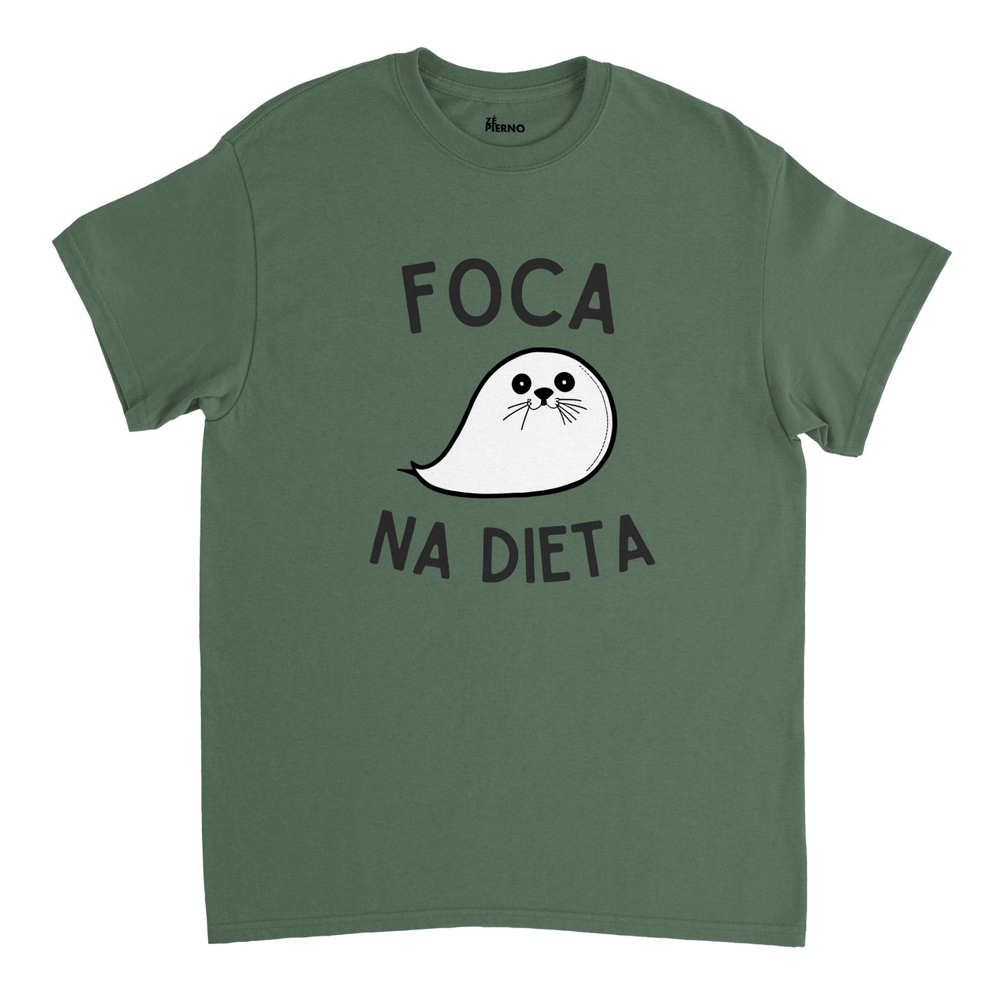 Male Funny T-shirt - Foca na dieta