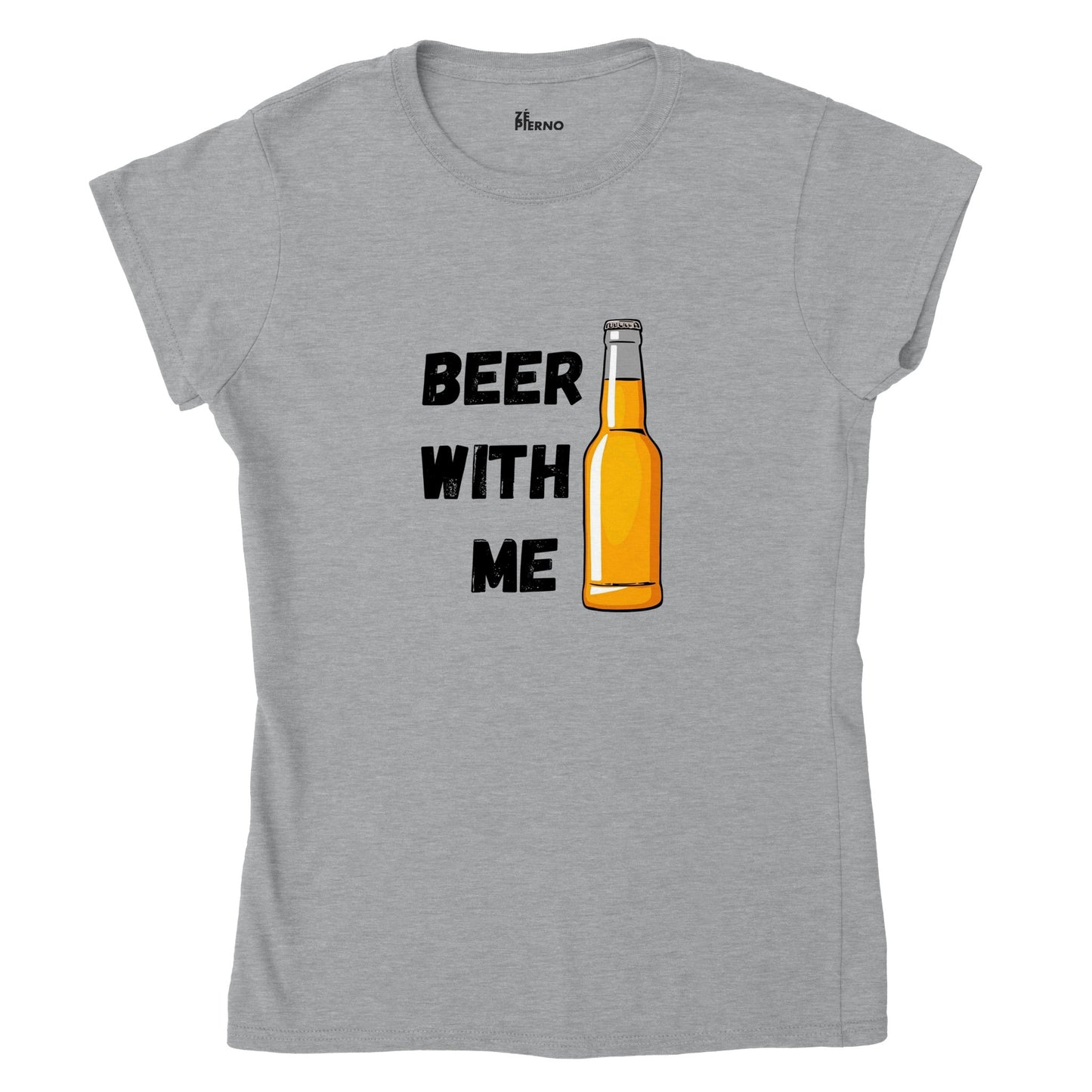 Female Funny T-shirt - Beer with me