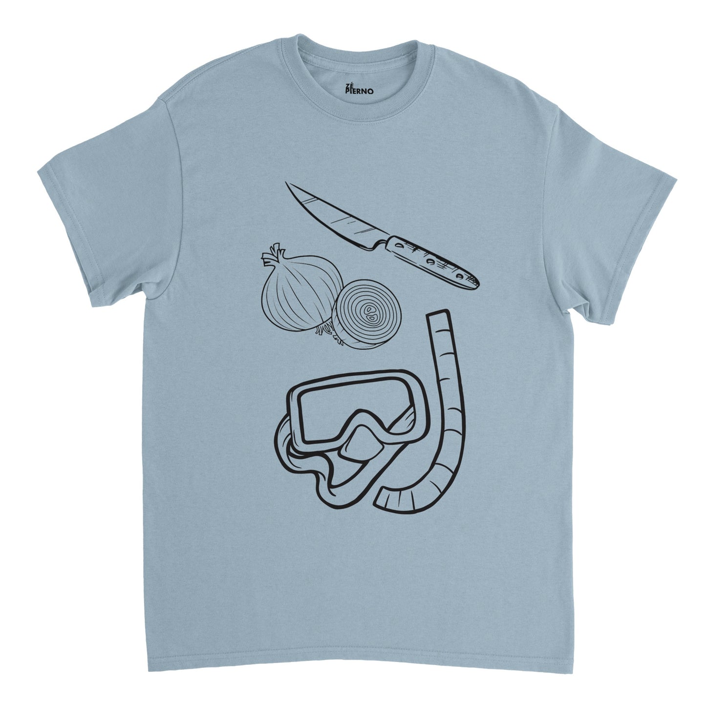 Male Funny T-shirt - Cutting Onion