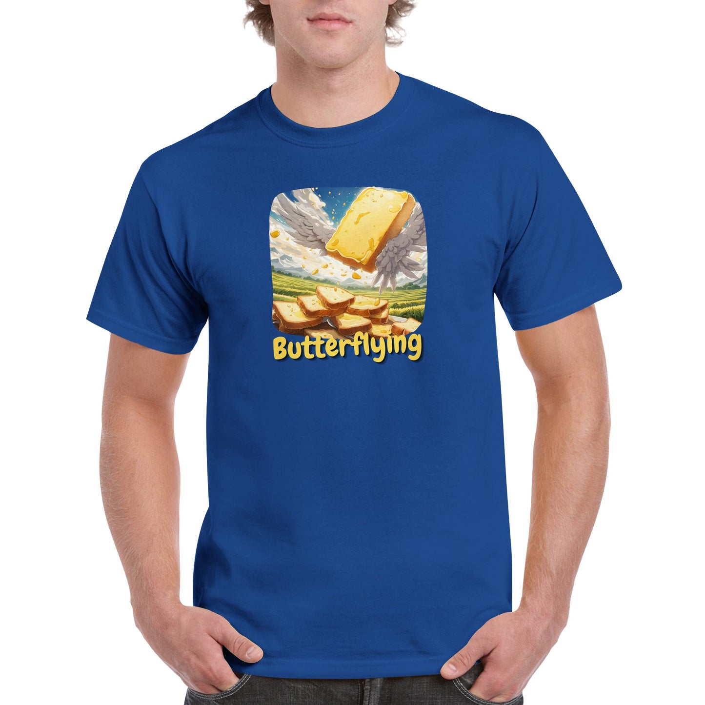 Male Funny T-shirt - Butterflying