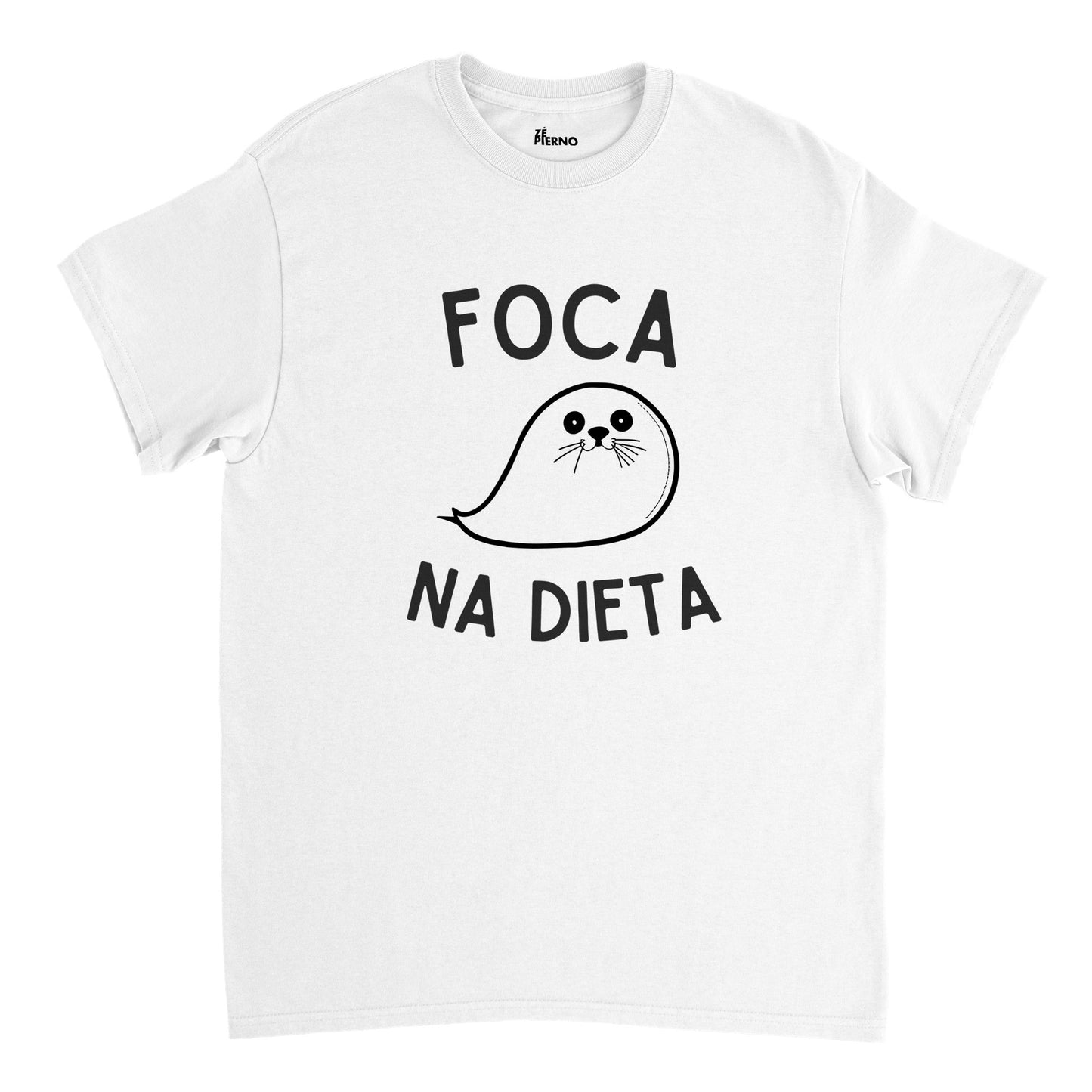 Male Funny T-shirt - Foca na dieta