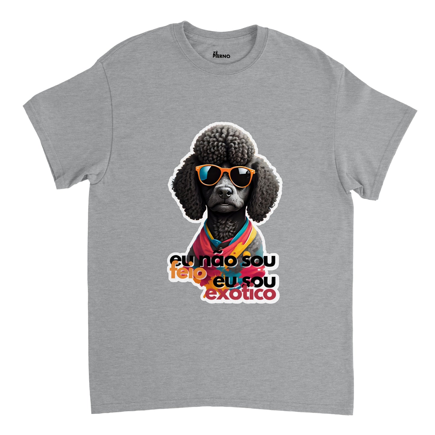 Male Funny T-shirt - Cão Exótico