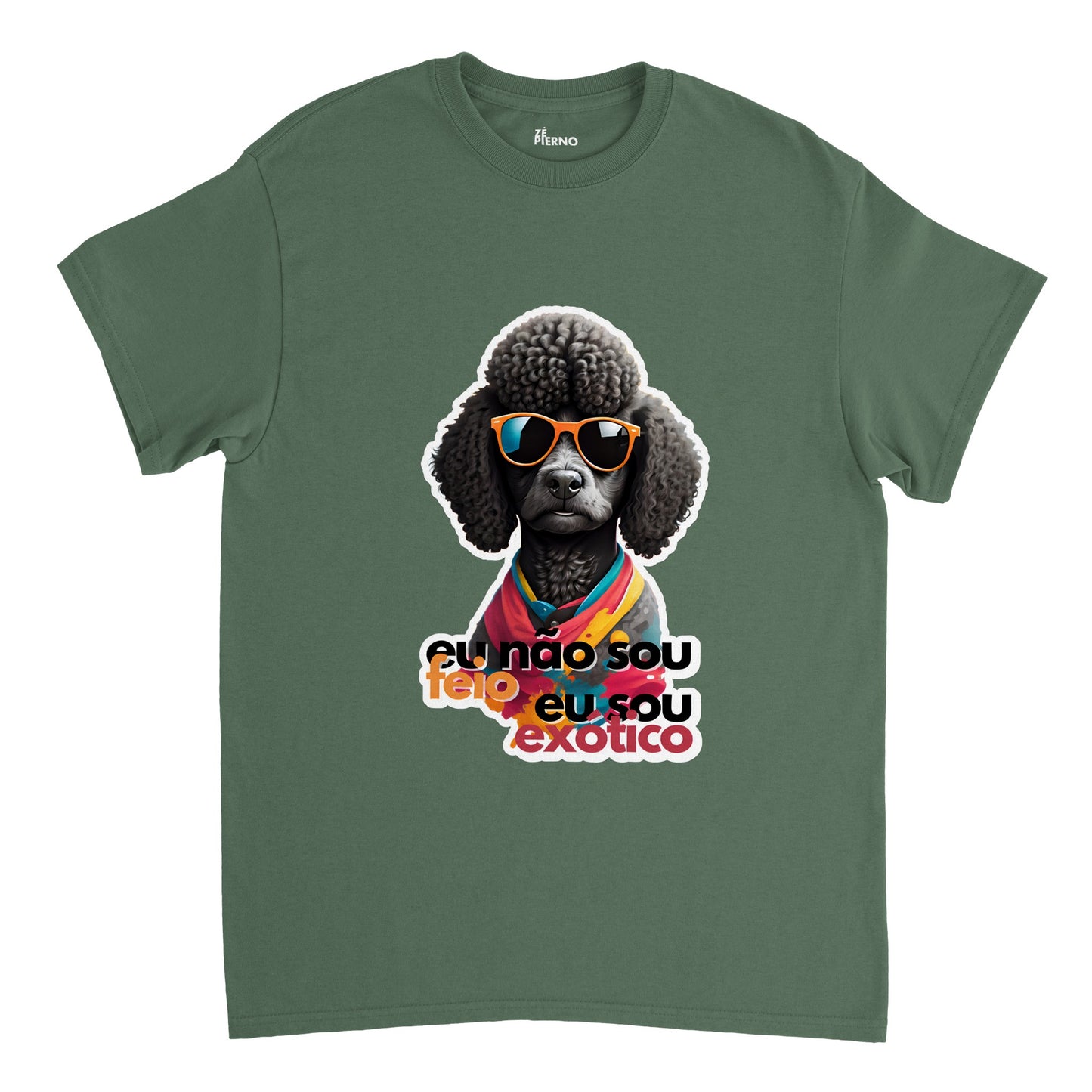 Male Funny T-shirt - Cão Exótico