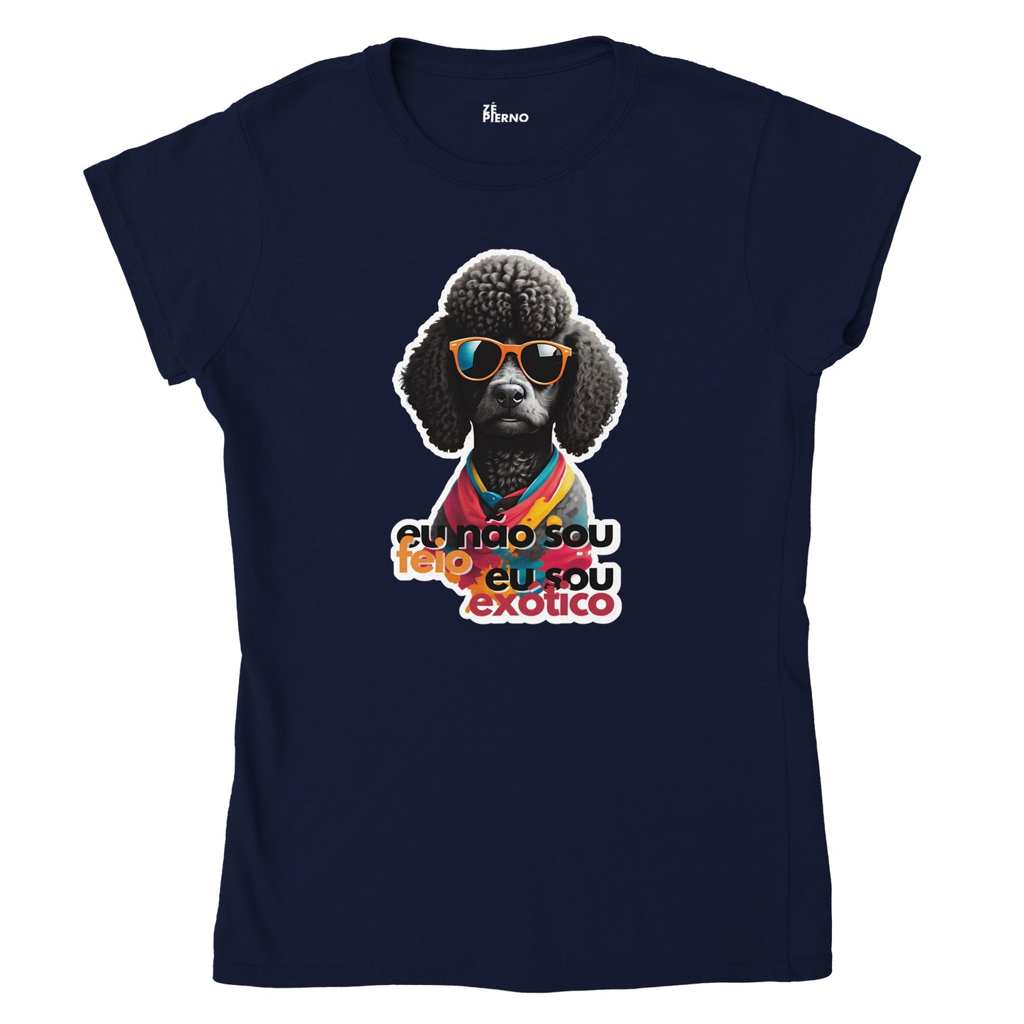 Female Funny T-shirt -  Cão Exótico