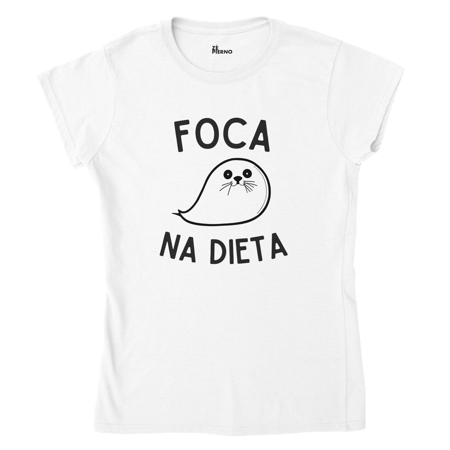 Female Funny T-shirt - Foca na dieta