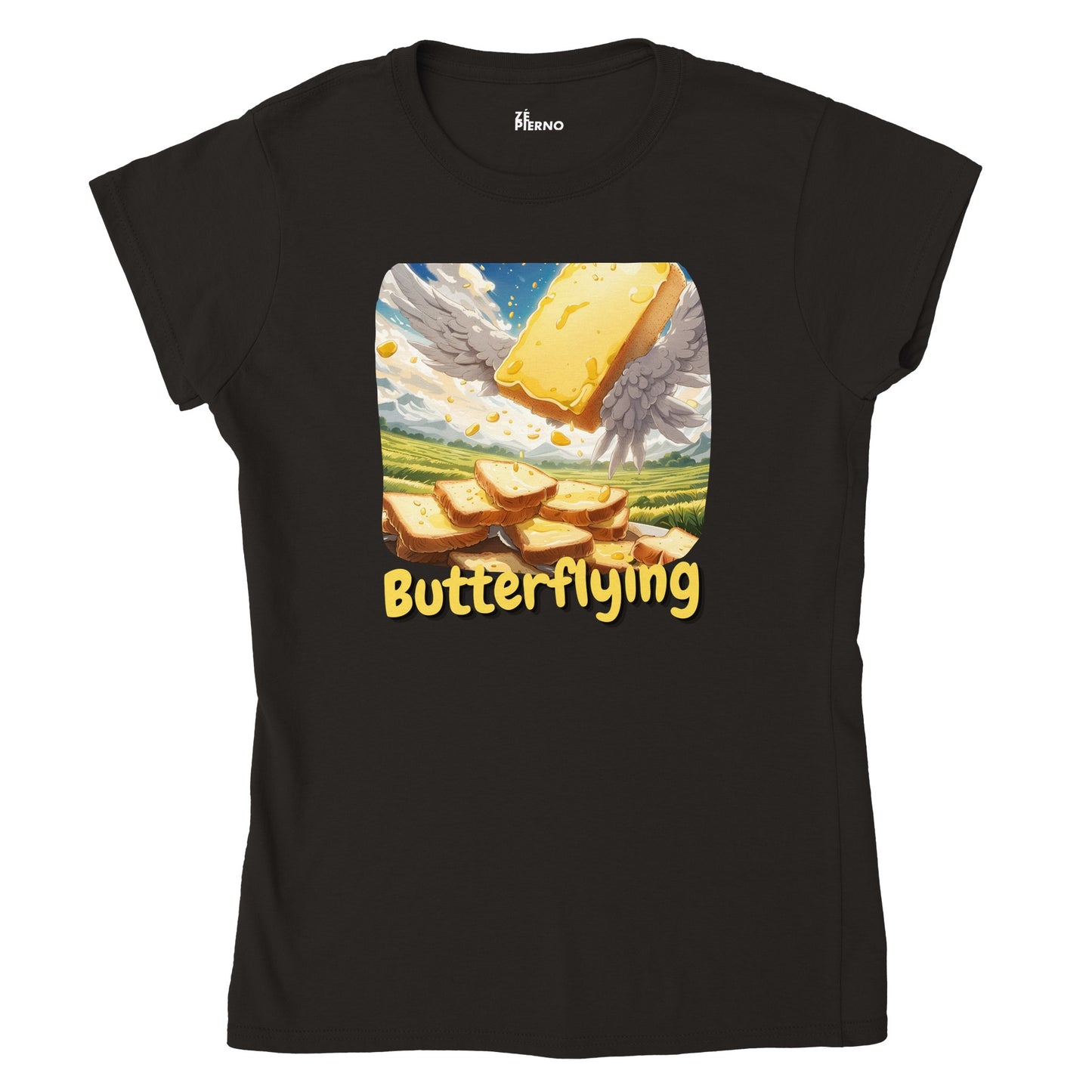 Female Funny T-shirt - Butterflying