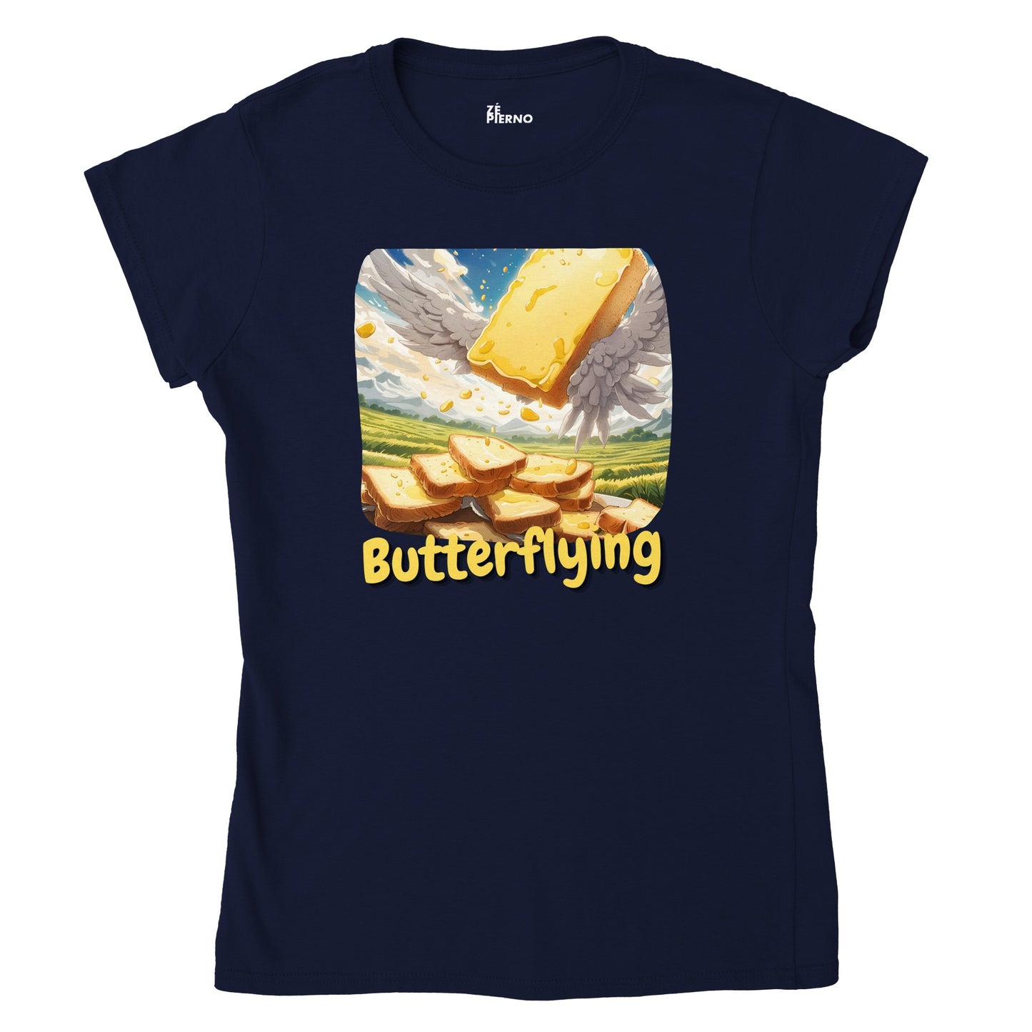 Female Funny T-shirt - Butterflying