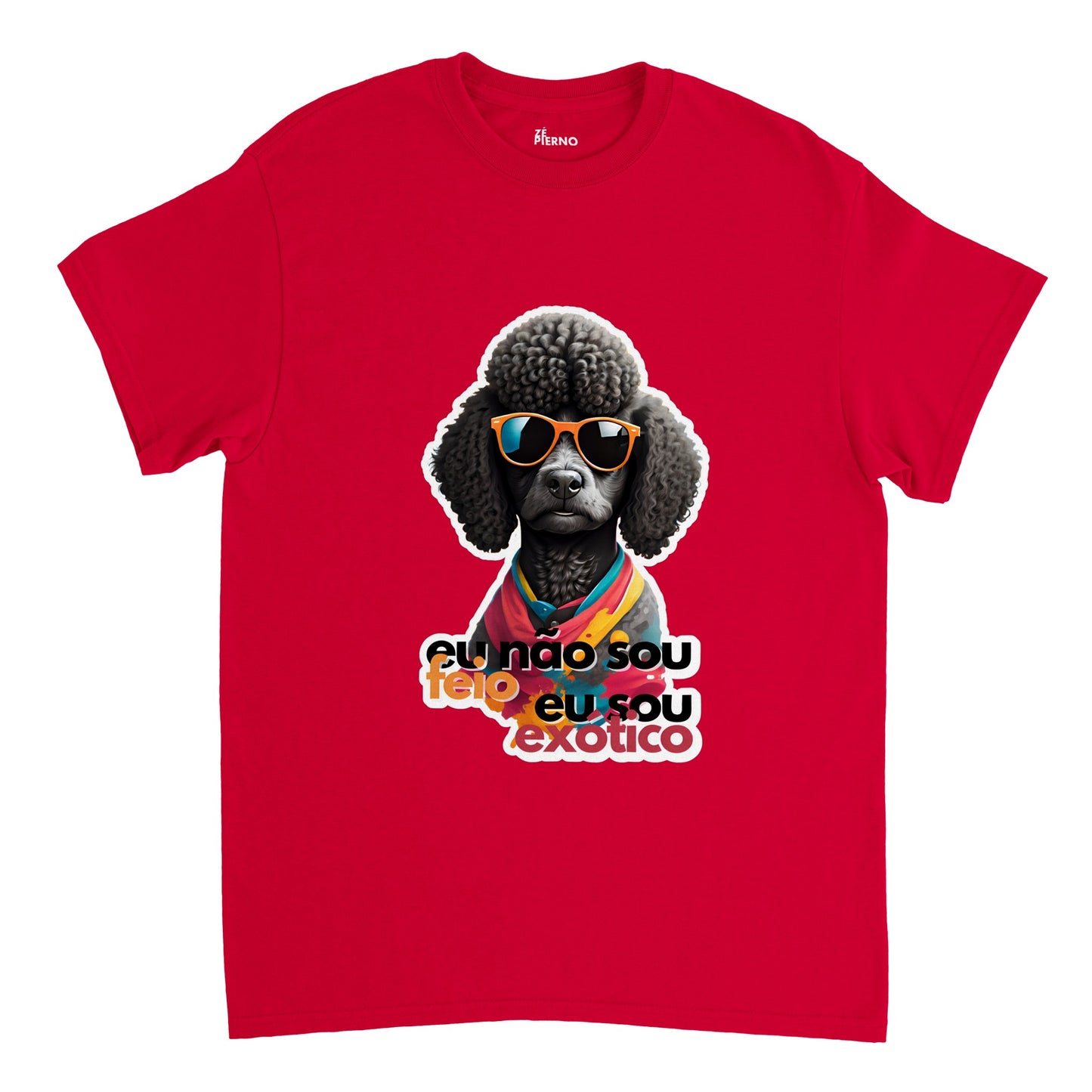 Male Funny T-shirt - Cão Exótico