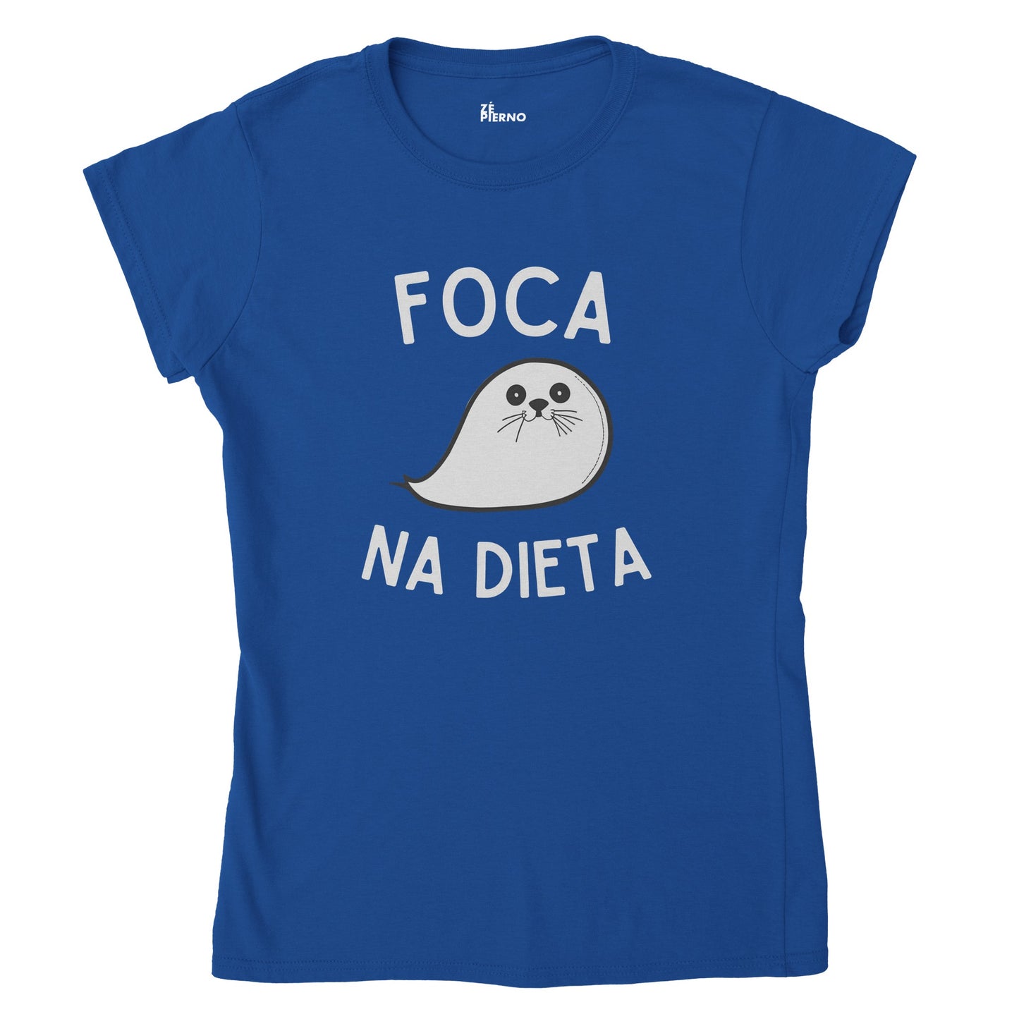 Female Funny T-shirt - Foca na dieta