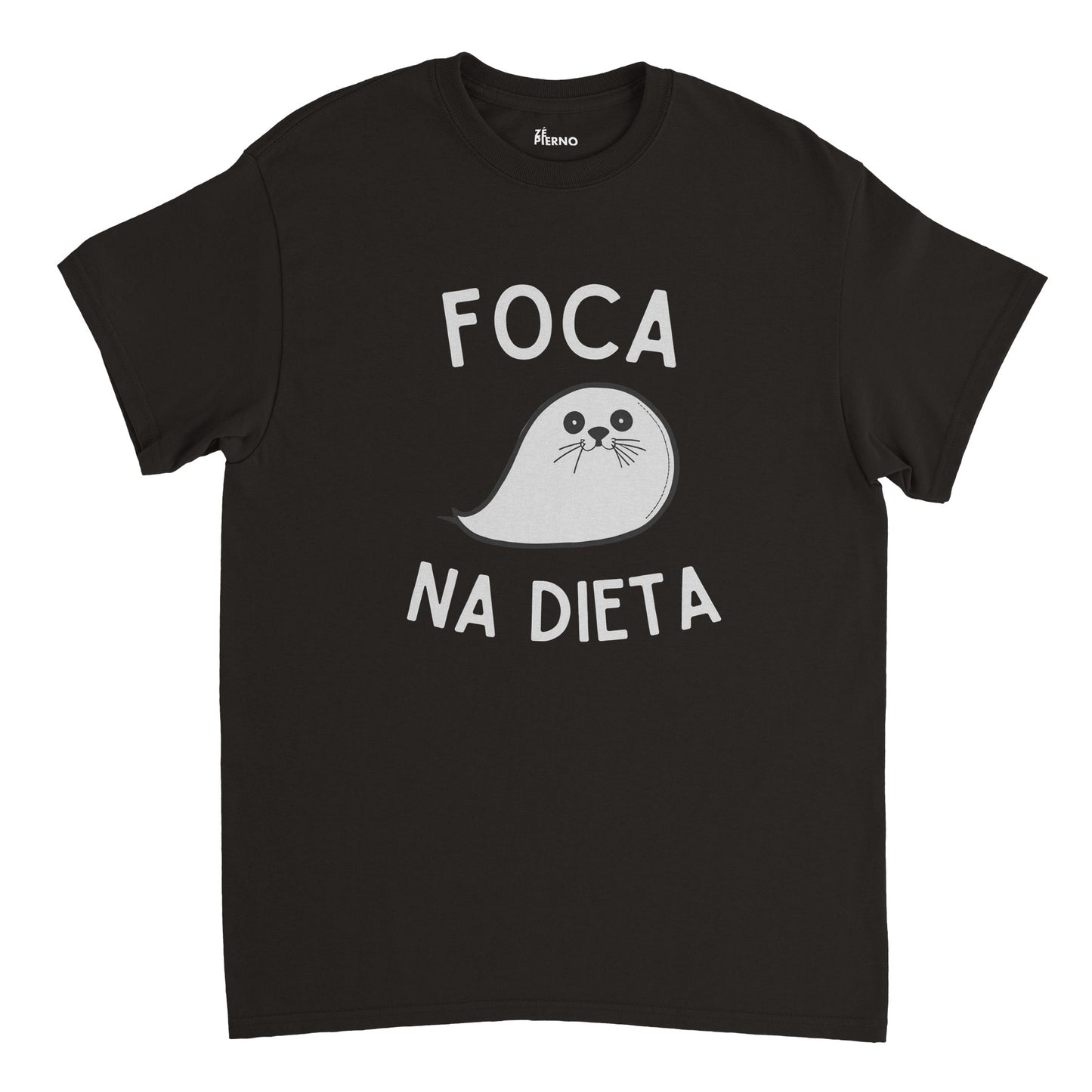 Male Funny T-shirt - Foca na dieta