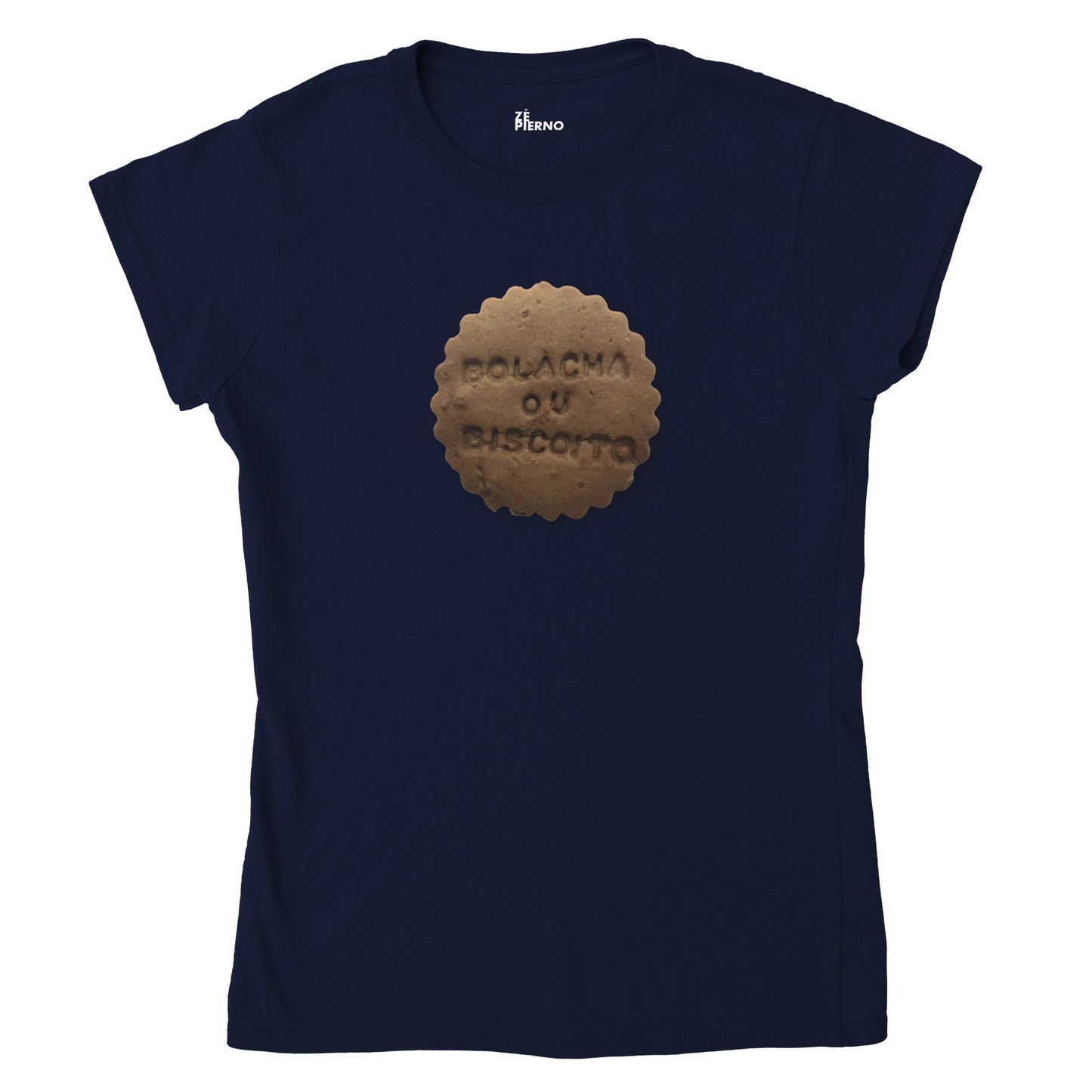 Female Funny T-shirt - Biscoito ou Bolacha