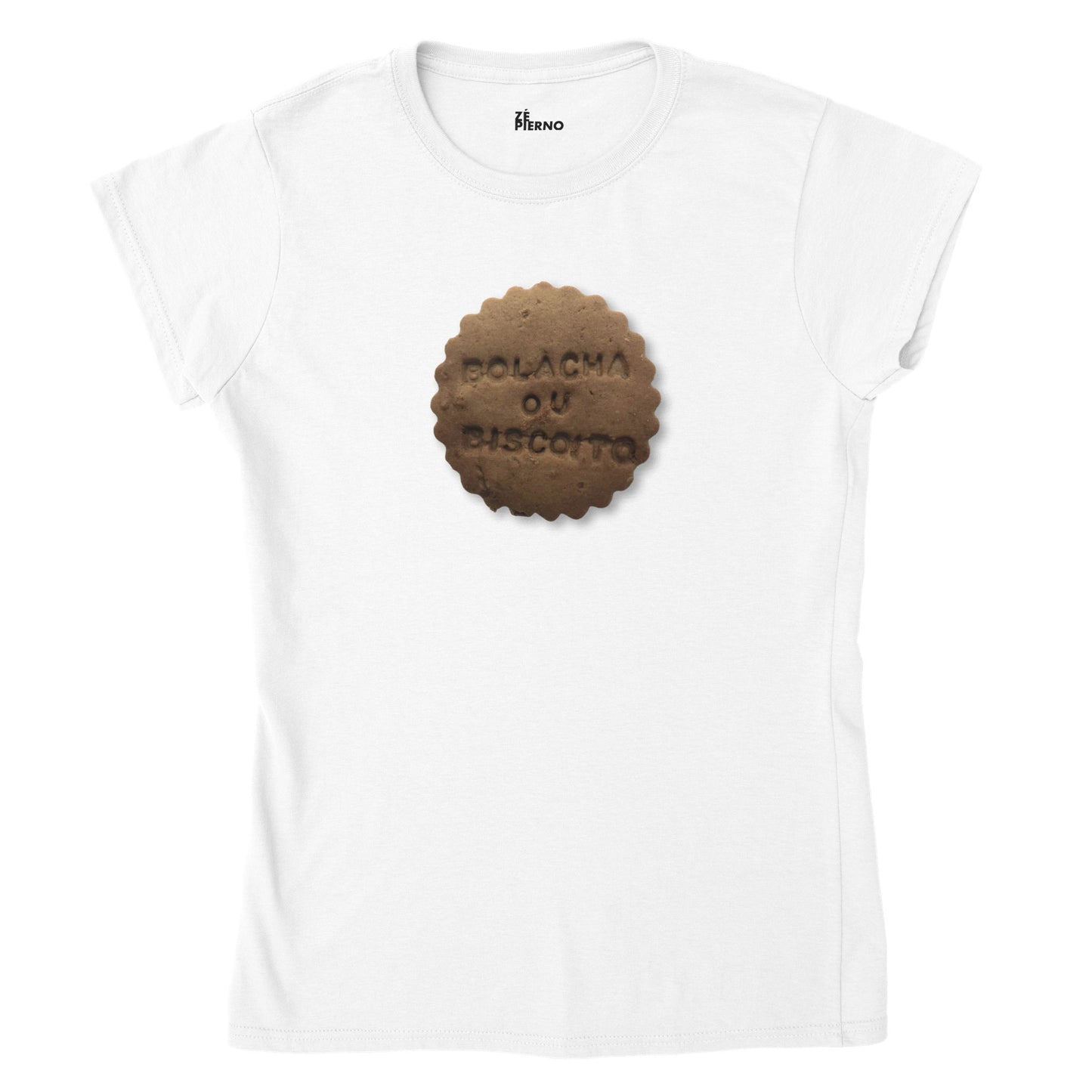 Female Funny T-shirt - Biscoito ou Bolacha